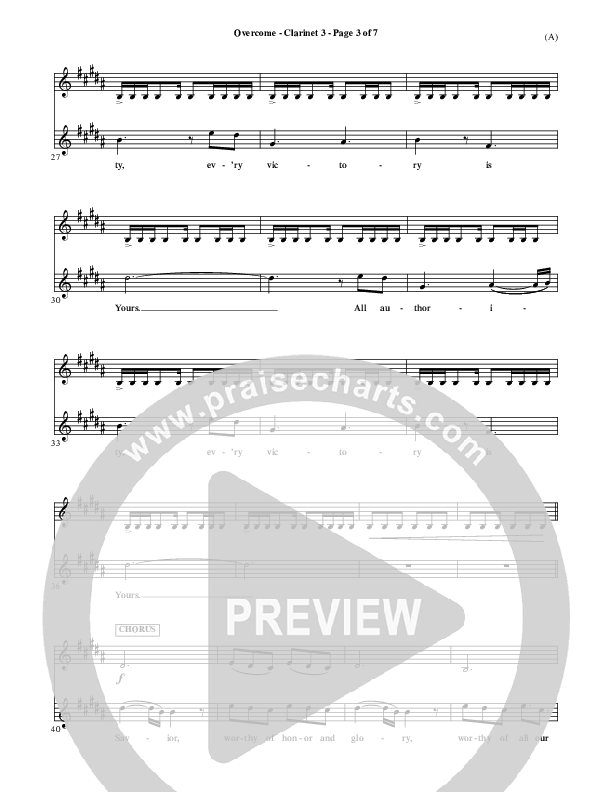 Overcome Clarinet 3 (Jon Egan)