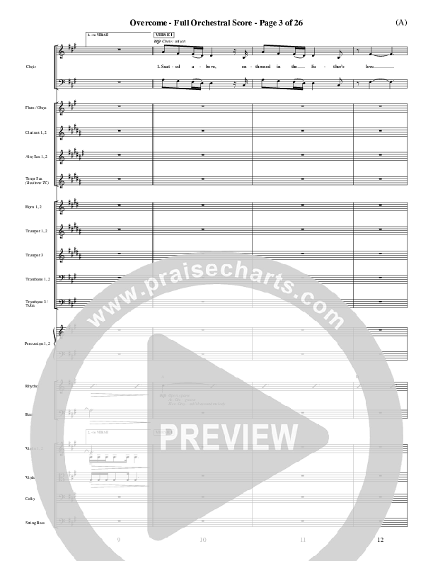 Overcome Conductor's Score (Jon Egan)