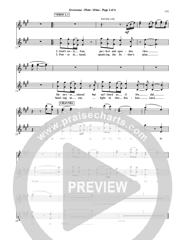 Overcome Flute/Oboe (Jon Egan)