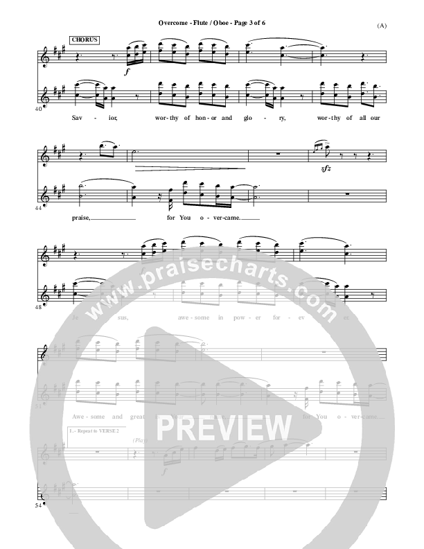 Overcome Flute/Oboe (Jon Egan)