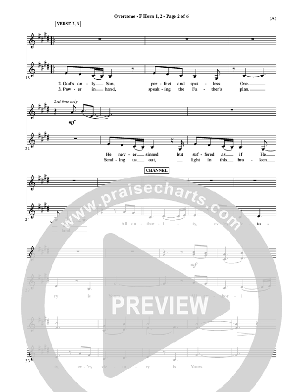 Overcome French Horn 1/2 (Jon Egan)