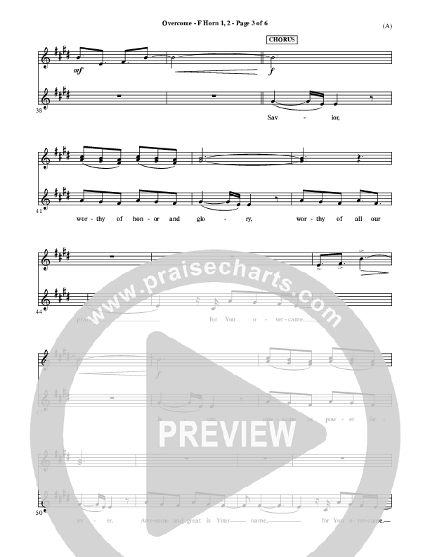 Overcome French Horn 1/2 (Jon Egan)