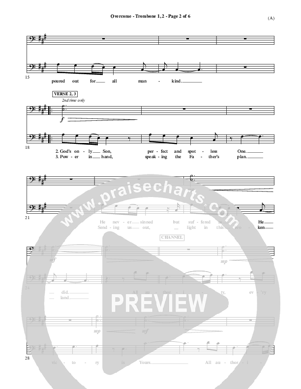 Overcome Trombone 1/2 (Jon Egan)