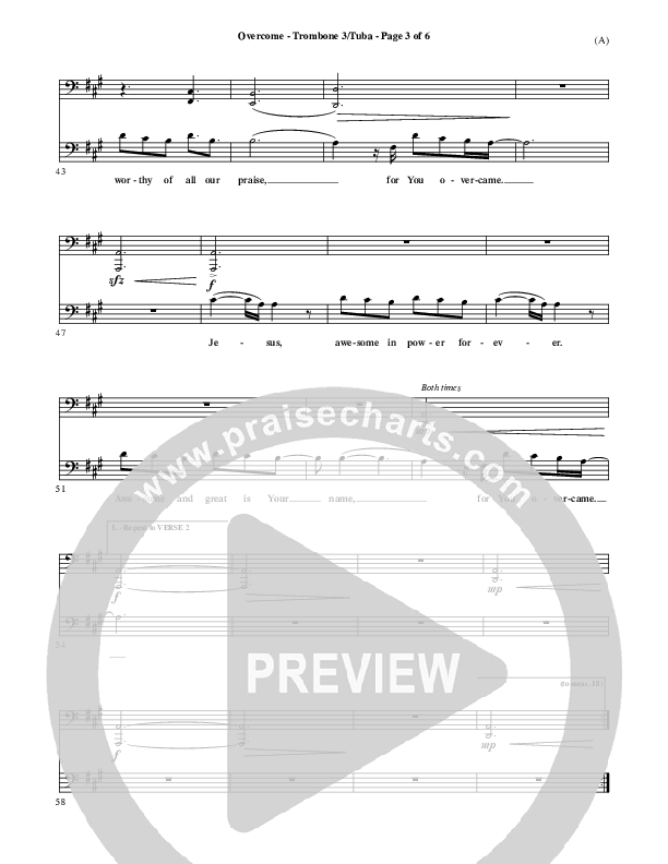 Overcome Trombone 3/Tuba (Jon Egan)