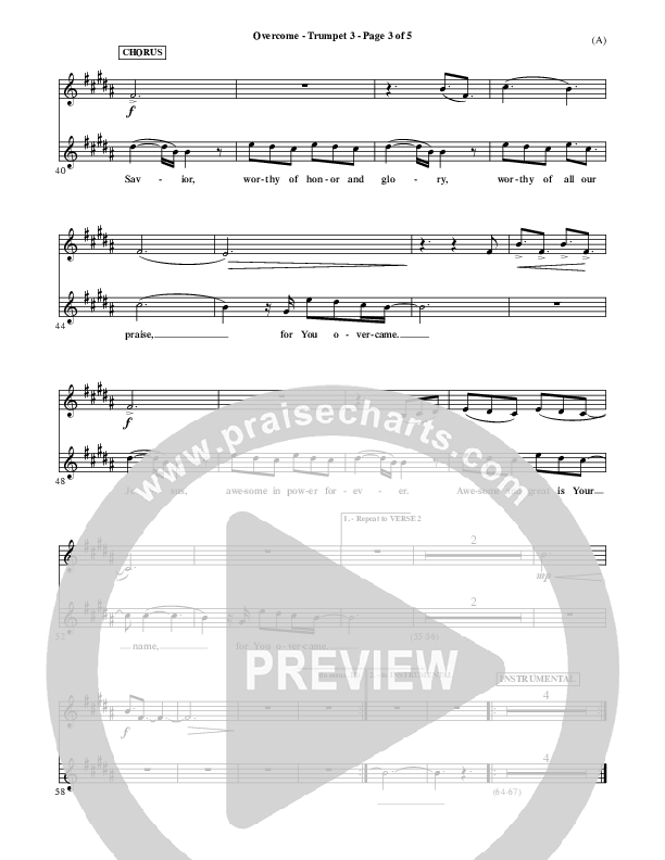 Overcome Trumpet 3 (Jon Egan)