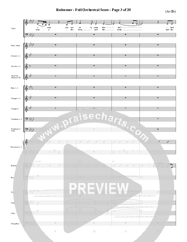Redeemer Conductor's Score (Nicole C. Mullen)