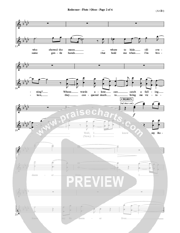 Redeemer Flute/Oboe (Nicole C. Mullen)