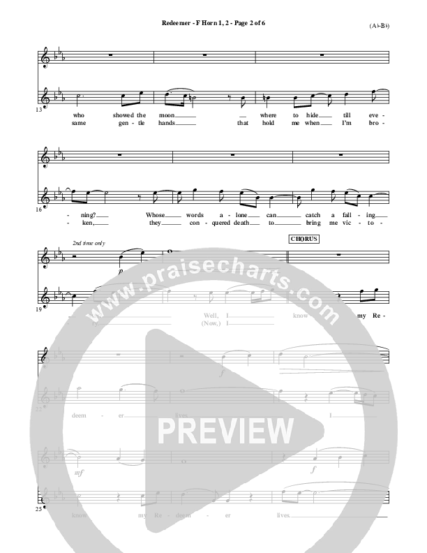 Redeemer French Horn 1/2 (Nicole C. Mullen)