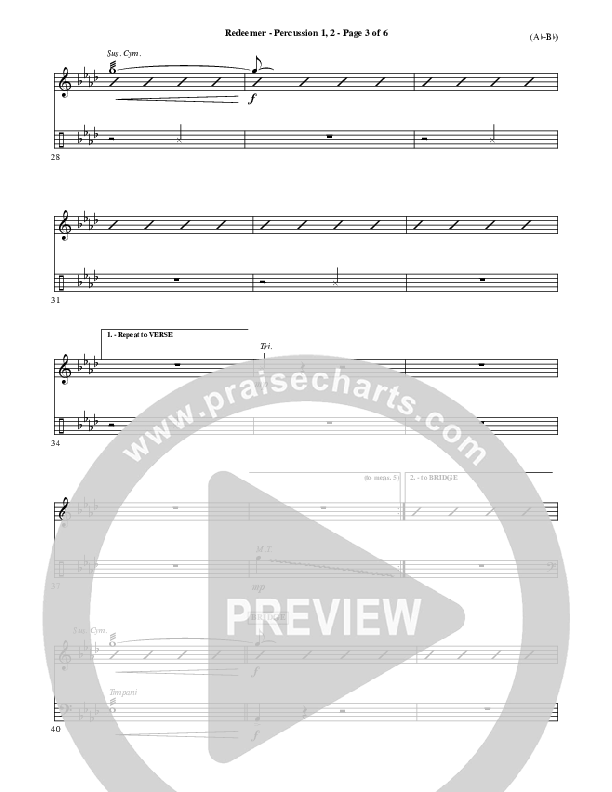 Redeemer Percussion 1/2 (Nicole C. Mullen)