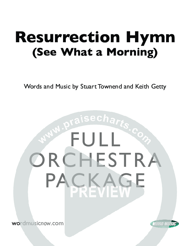 Resurrection Hymn Cover Sheet (Keith & Kristyn Getty)