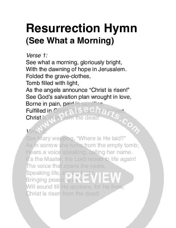 Resurrection Hymn Lyrics (Keith & Kristyn Getty)