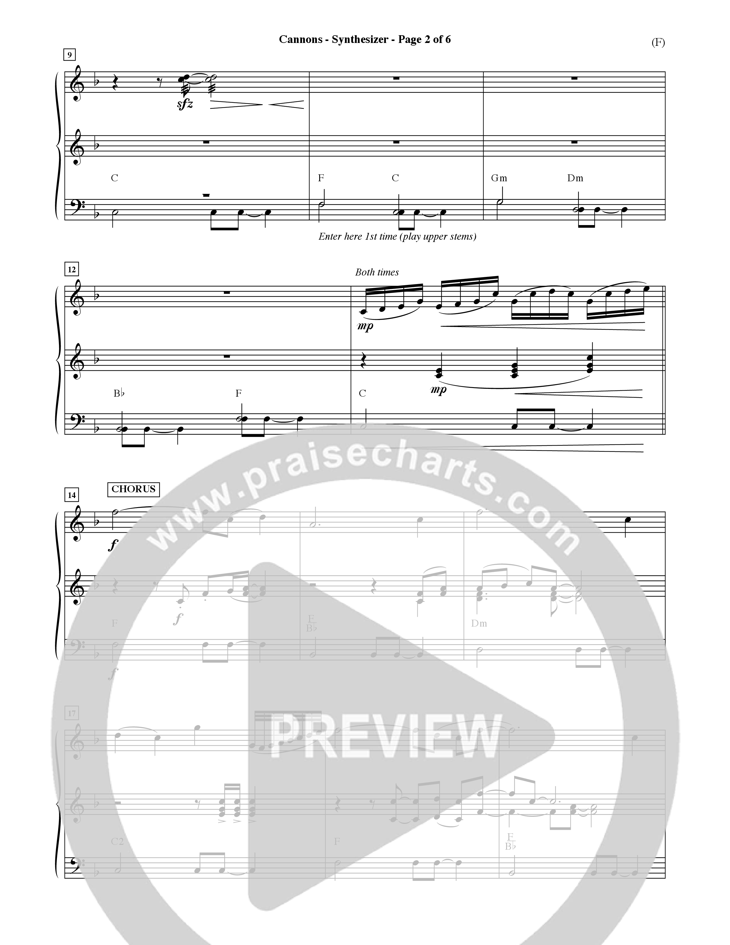 Cannons (Choral Anthem SATB) Synth (Word Music Choral / Orch. David Shipps)