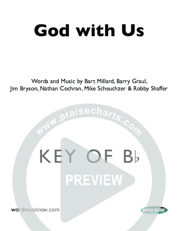 God With Us Cover Sheet (MercyMe)