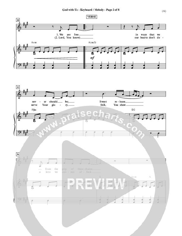 God With Us Piano/Vocal (MercyMe)