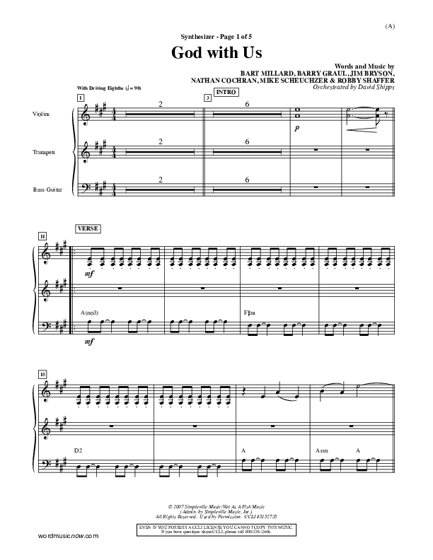 God With Us Synth (MercyMe)