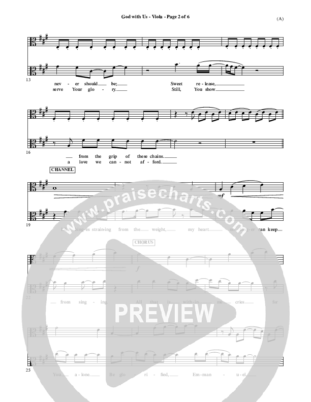 God With Us Viola (MercyMe)