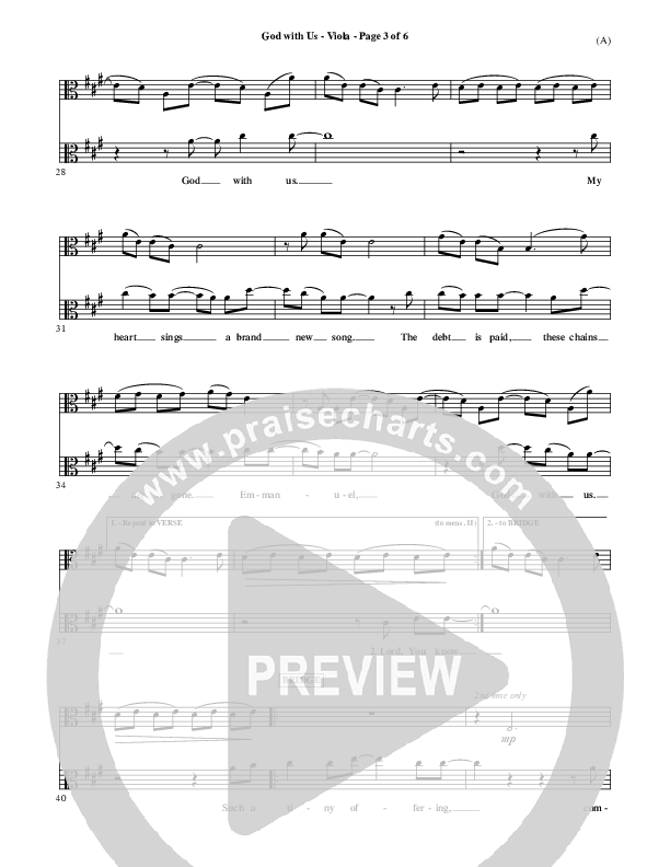 God With Us Viola (MercyMe)