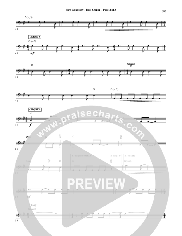 New Doxology Bass Guitar ()