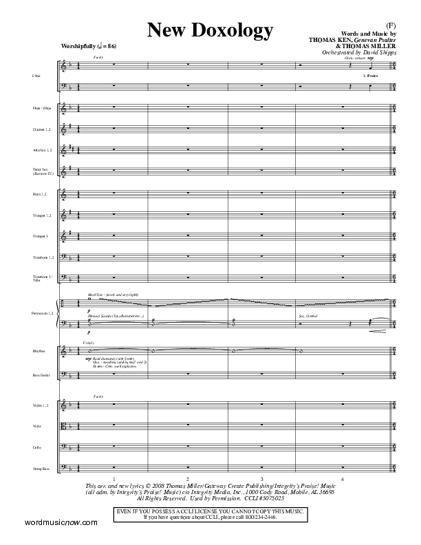 New Doxology Conductor's Score ()