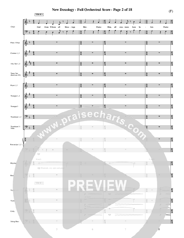 New Doxology Conductor's Score ()