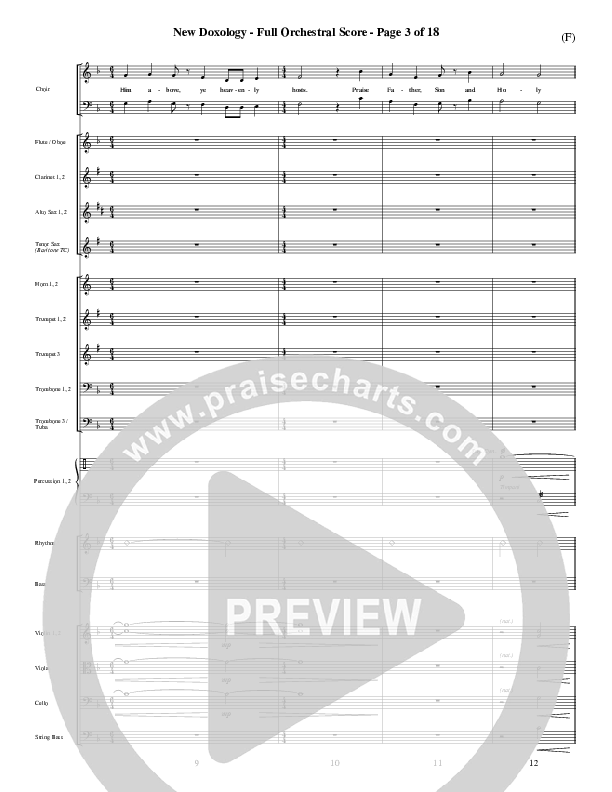 New Doxology Conductor's Score ()