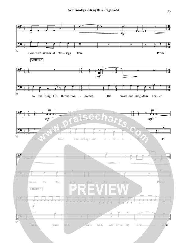 New Doxology Double Bass ()