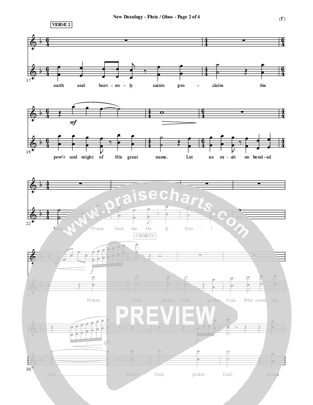 New Doxology Flute/Oboe ()