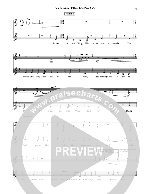 New Doxology French Horn 1/2 ()