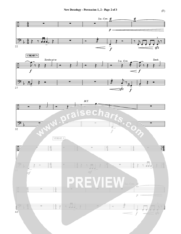 New Doxology Percussion 1/2 ()