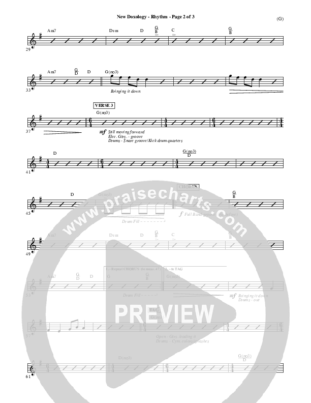 New Doxology Rhythm Chart ()