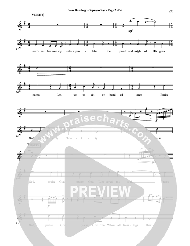New Doxology Soprano Sax ()