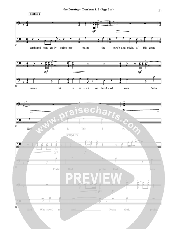 New Doxology Trombone 1/2 ()