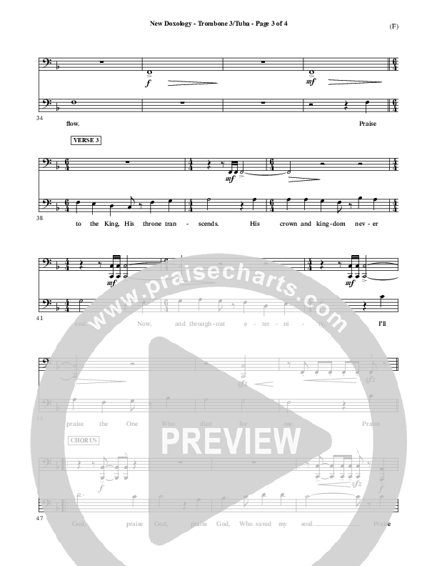 New Doxology Trombone 3/Tuba ()