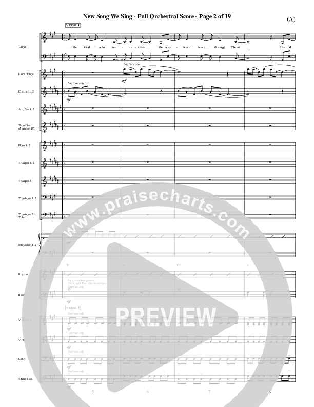 New Song We Sing Conductor's Score (Meredith Andrews)