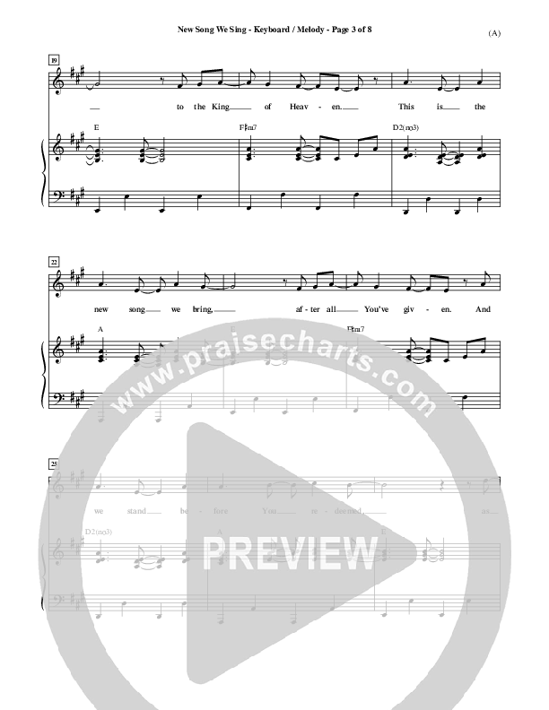 New Song We Sing Piano/Vocal (Meredith Andrews)