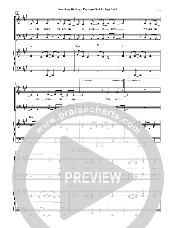 New Song We Sing Piano/Vocal (SATB) (Meredith Andrews)