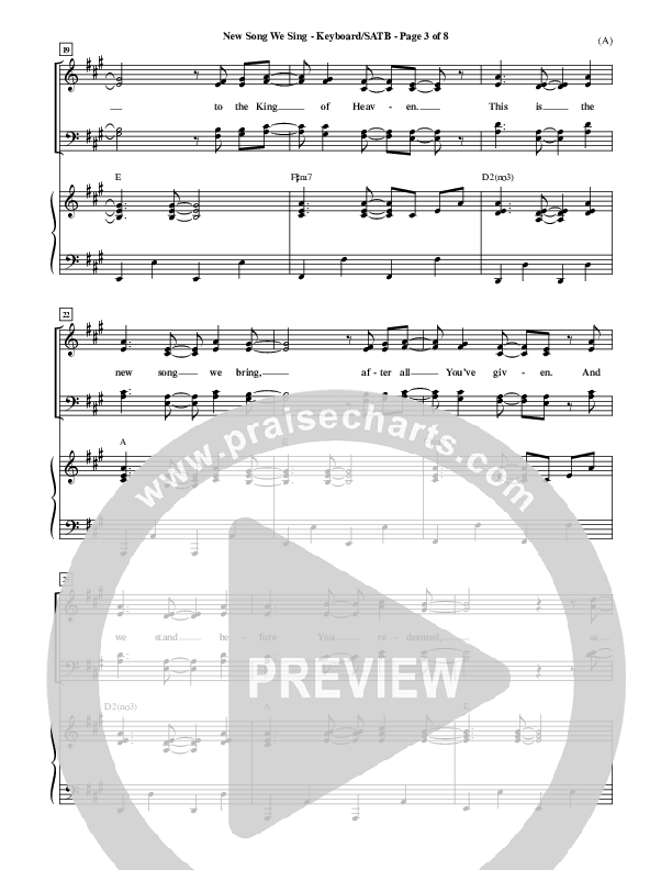 New Song We Sing Piano/Vocal Pack (Meredith Andrews)