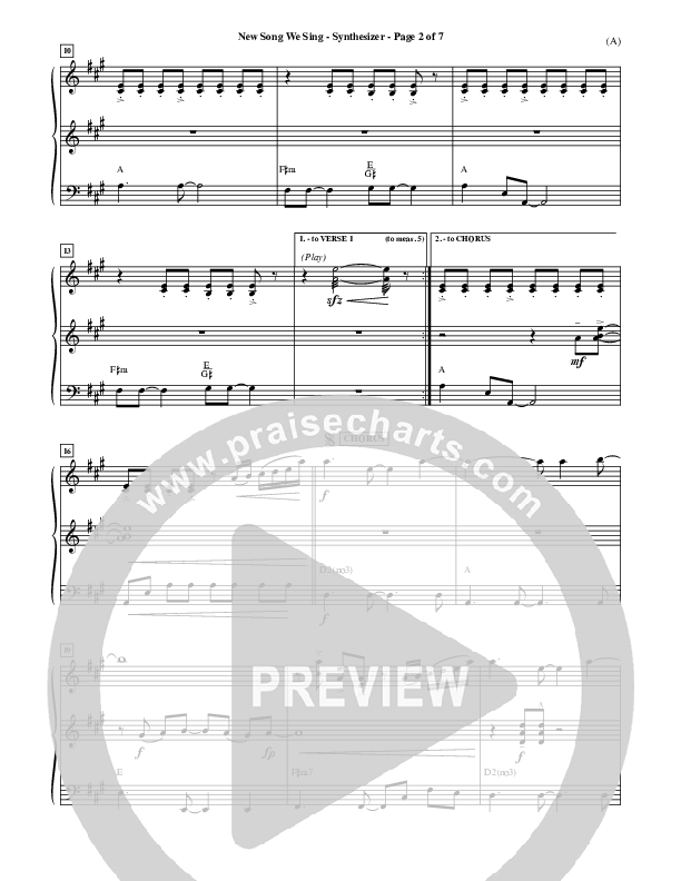 New Song We Sing Synth (Meredith Andrews)