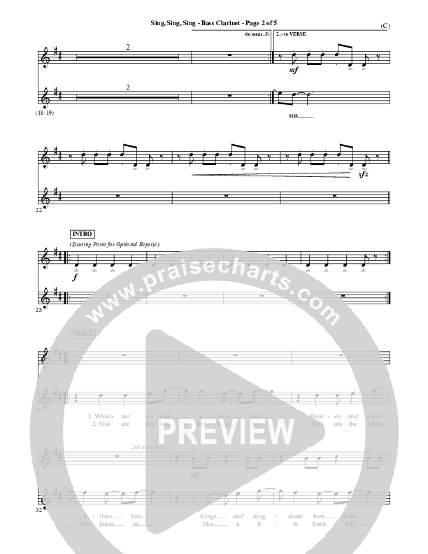 Sing Sing Sing Bass Clarinet (Chris Tomlin)