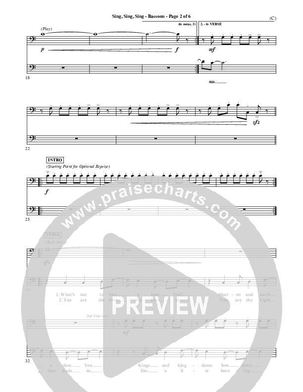 Sing Sing Sing Bassoon (Chris Tomlin)