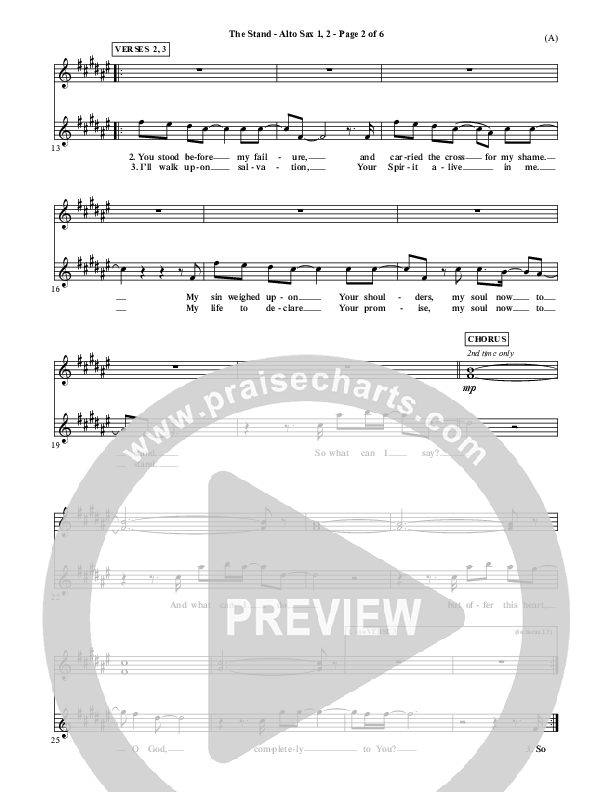 The Stand Alto Sax 1/2 (Joel Houston)