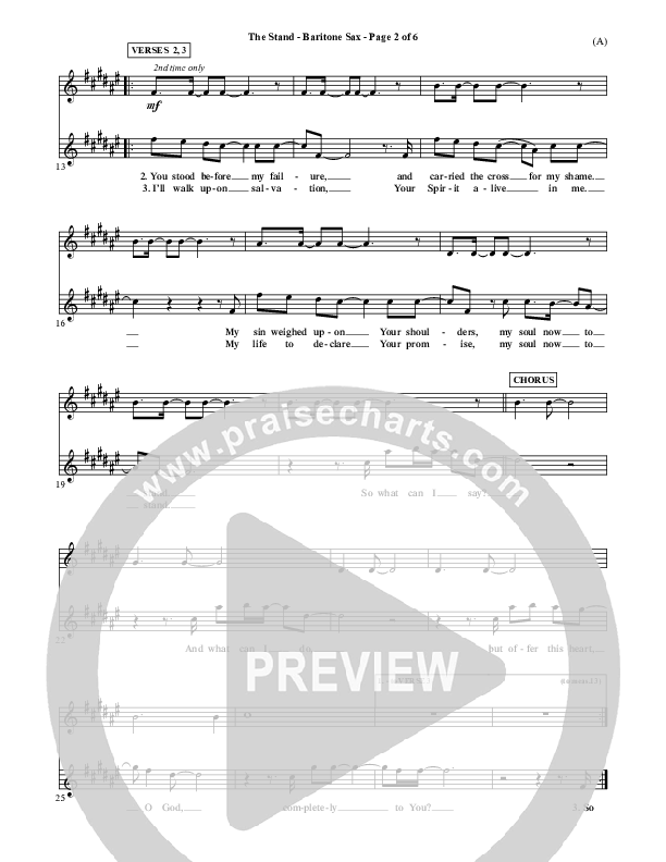 The Stand Bari Sax (Joel Houston)