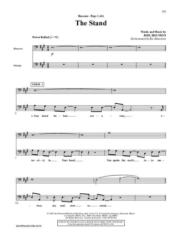 The Stand Bassoon (Joel Houston)