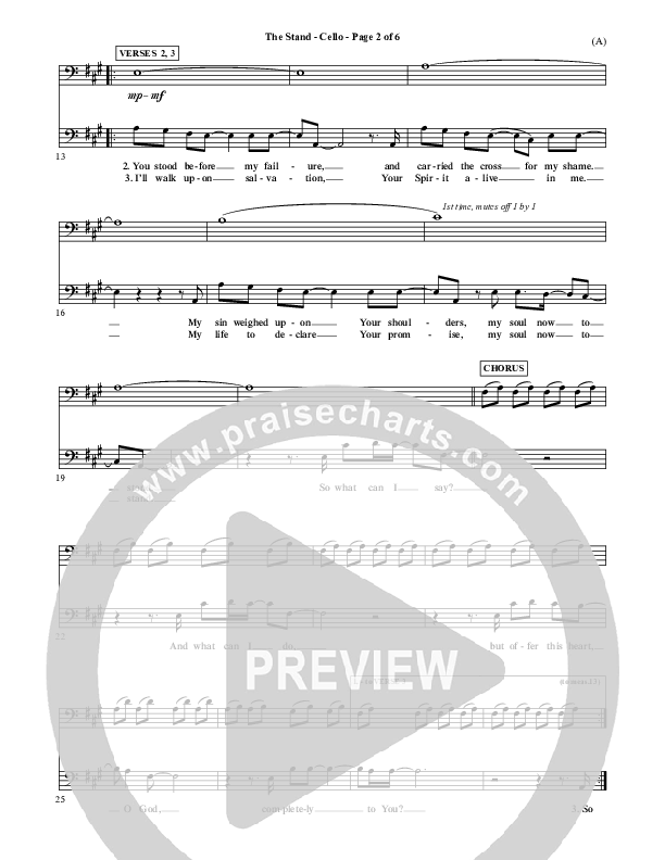 The Stand Cello (Joel Houston)