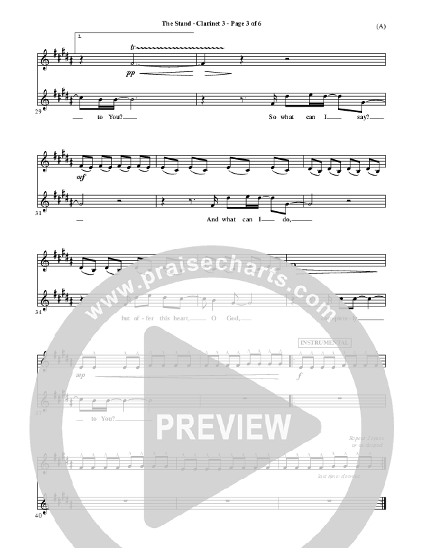 The Stand Clarinet 3 (Joel Houston)