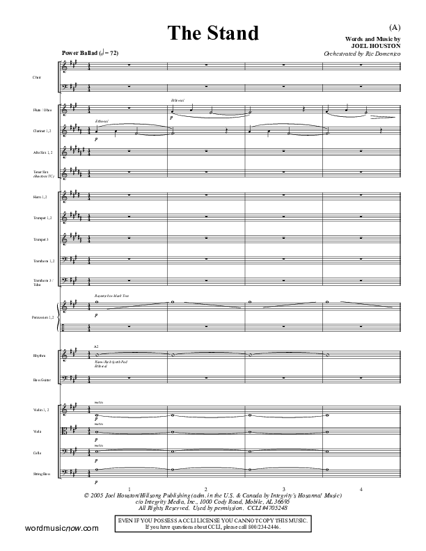 The Stand Conductor's Score (Joel Houston)