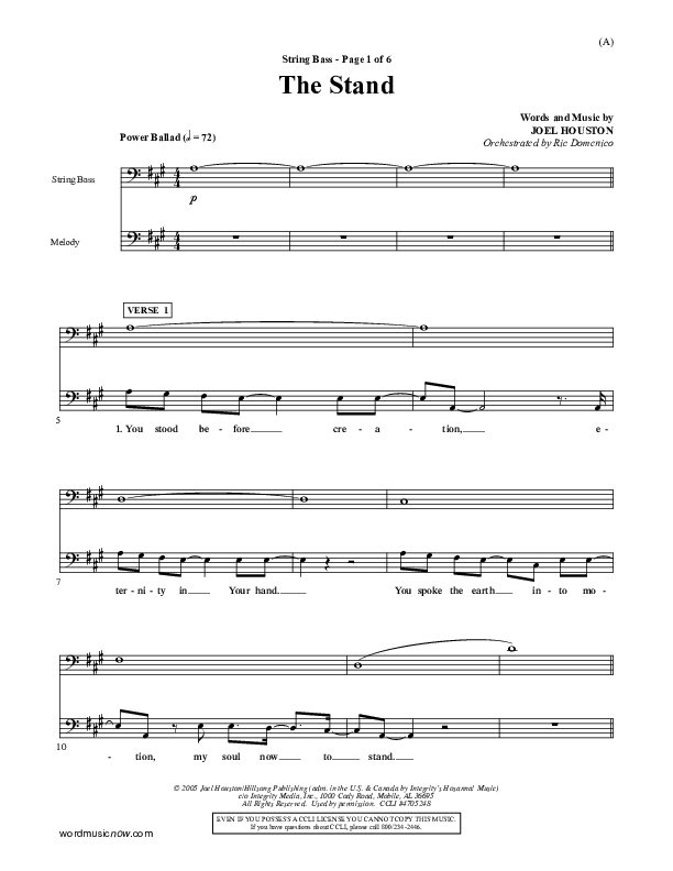 The Stand Double Bass (Joel Houston)