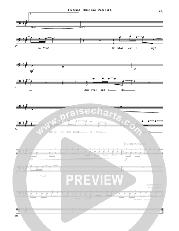 The Stand Double Bass (Joel Houston)