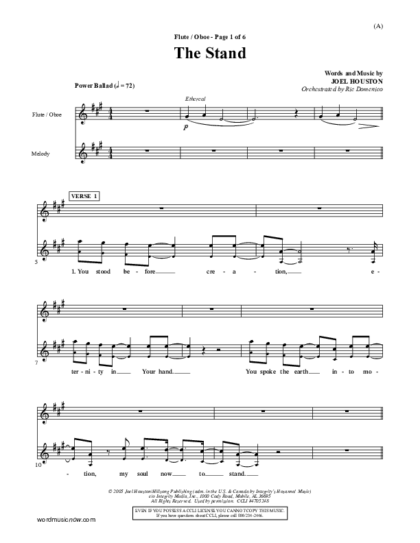 The Stand Flute/Oboe (Joel Houston)
