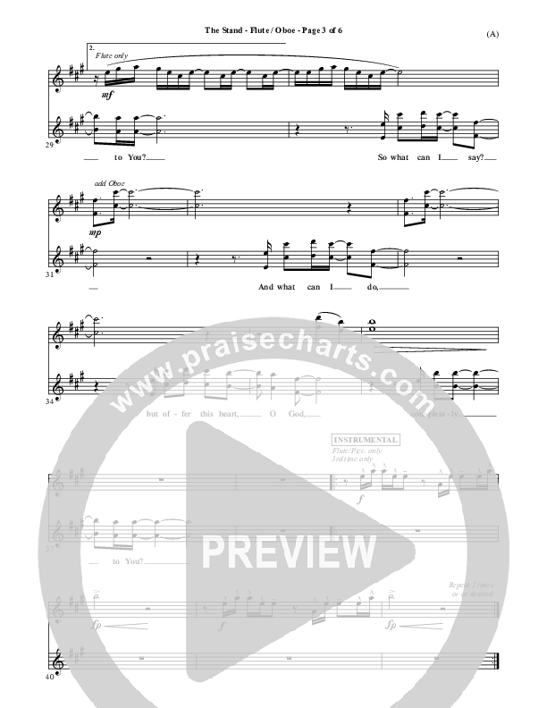 The Stand Flute/Oboe (Joel Houston)